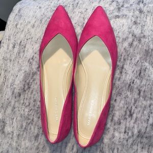 Marc Fisher Analisa flats in Pink Suede sz. 9